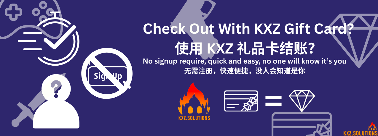 How to Redeem with KXZ Gift Card